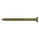 Deltana [SCWS1025U5] Steel Wood Screw - #10 x 2 1/2&quot; - Flat Head - Phillips - Antique Brass Finish