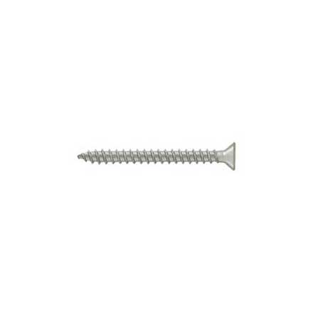 Deltana [SCWST1020U15] Steel Wood Screw - #10 x 2" - Flat Head - Phillips - Brushed Nickel Finish