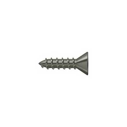 Deltana [SCWS1075U15A] Steel Wood Screw - #10 x 3/4&quot; - Flat Head - Phillips - Antique Nickel Finish