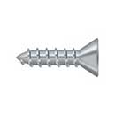 Deltana [SCWS1075U26D] Steel Wood Screw - #10 x 3/4" - Flat Head - Phillips - Brushed Chrome Finish