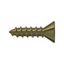 Deltana [SCWS1075U5] Steel Wood Screw - #10 x 3/4" - Flat Head - Phillips - Antique Brass Finish