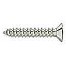 Deltana [SCWB12125U14] Solid Brass Wood Screw - #12 x 1 1/4&quot; - Flat Head - Phillips - Polished NIckel Finish