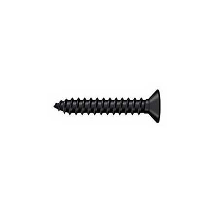 Deltana [SCWB12125U19] Solid Brass Wood Screw - #12 x 1 1/4&quot; - Flat Head - Phillips - Paint Black Finish