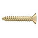 Deltana [SCWB12125U4] Solid Brass Wood Screw - #12 x 1 1/4&quot; - Flat Head - Phillips - Brushed Brass Finish