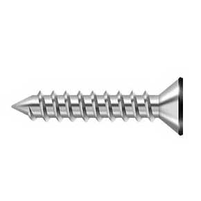 Deltana [SCWS12125U1B] Steel Wood Screw - #12 x 1 1/4" - Flat Head - Phillips - Paint Black Finish