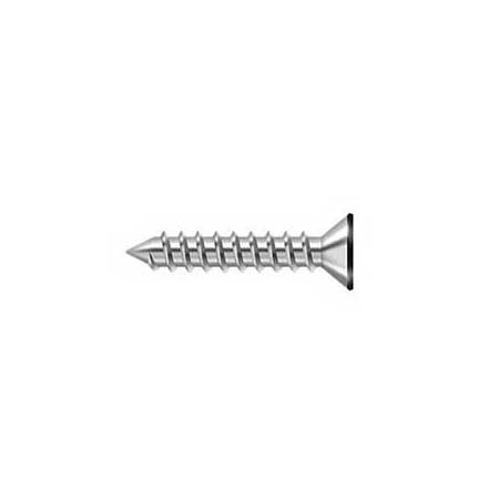 Deltana [SCWS12125U1B] Steel Wood Screw - #12 x 1 1/4&quot; - Flat Head - Phillips - Paint Black Finish