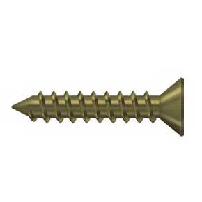 Deltana [SCWS12125U5] Steel Wood Screw - #12 x 1 1/4" - Flat Head - Phillips - Antique Brass Finish