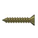 Deltana [SCWS12125U5] Steel Wood Screw - #12 x 1 1/4&quot; - Flat Head - Phillips -  Antique Brass Finish