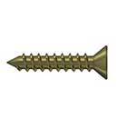 Deltana [SCWS12125U5] Steel Wood Screw - #12 x 1 1/4" - Flat Head - Phillips -  Antique Brass Finish