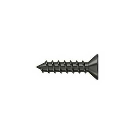 Deltana [SCWS1210U10B] Steel Wood Screw - #12 x 1&quot; - Flat Head - Phillips - Oil Rubbed Bronze Finish