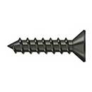 Deltana [SCWS1210U10B] Steel Wood Screw - #12 x 1" - Flat Head - Phillips - Oil Rubbed Bronze Finish