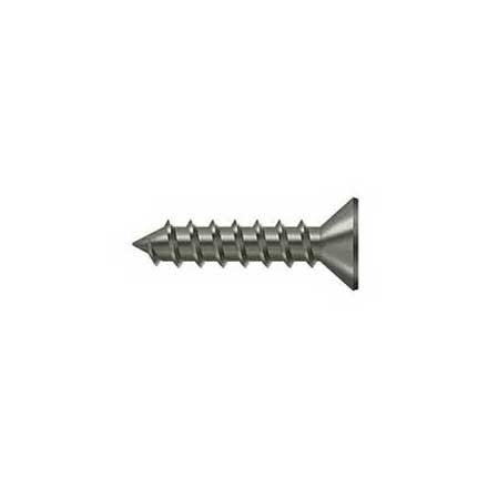 Deltana [SCWS1210U15A] Steel Wood Screw - #12 x 1&quot; - Flat Head - Phillips - Antique Nickel Finish