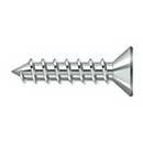 Deltana [SCWS1210U26] Steel Wood Screw - #12 x 1&quot; - Flat Head - Phillips - Polished Chrome Finish