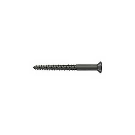 Deltana [SCWB1225U10B] Solid Brass Wood Screw - #12 x 2 1/2&quot; - Flat Head - Phillips - Oil Rubbed Bronze Finish