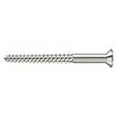 Deltana [SCWB1225U14] Solid Brass Wood Screw - #12 x 2 1/2&quot; - Flat Head - Phillips - Polished Nickel Finish