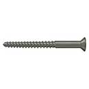 Deltana [SCWB1225U15A] Solid Brass Wood Screw - #12 x 2 1/2&quot; - Flat Head - Phillips - Antique Nickel Finish