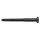 Deltana [SCWB1225U19] Solid Brass Wood Screw - #12 x 2 1/2&quot; - Flat Head - Phillips - Paint Black Finish