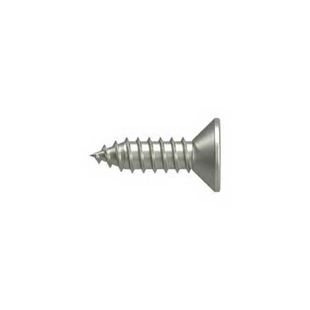 Deltana [SCWB1275U15] Solid Brass Wood Screw - #12 x 3/4&quot; - Flat Head - Phillips - Brushed Nickel Finish