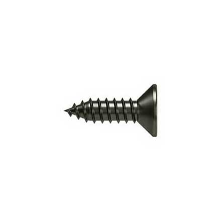 Deltana [SCWB1275U15A] Solid Brass Wood Screw - #12 x 3/4&quot; - Flat Head - Phillips - Antique Nickel Finish