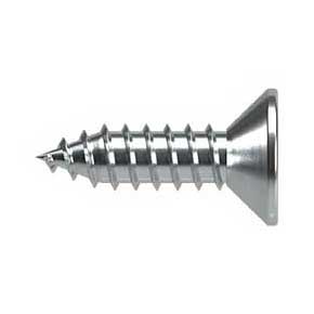 Deltana [SCWB1275U26] Solid Brass Wood Screw - #12 x 3/4" - Flat Head - Phillips - Polished Chrome Finish