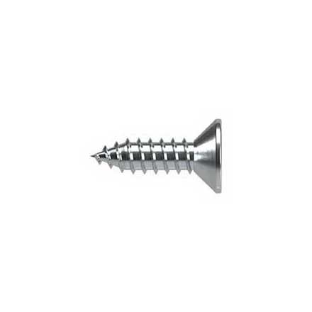 Deltana [SCWB1275U26] Solid Brass Wood Screw - #12 x 3/4&quot; - Flat Head - Phillips - Polished Chrome Finish