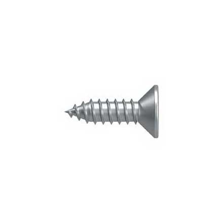 Deltana [SCWB1275U26D] Solid Brass Wood Screw - #12 x 3/4" - Flat Head - Phillips - Brushed Chrome Finish