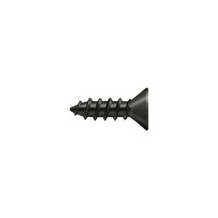 Deltana [SCWS1275U10B] Steel Wood Screw - #12 x 3/4&quot; - Flat Head - Phillips - Oil Rubbed Bronze Finish