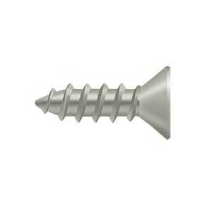 Deltana [SCWS1275U15] Steel Wood Screw - #12 x 3/4" - Flat Head - Phillips - Brushed Nickel Finish