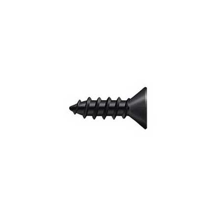 Deltana [SCWS1275U1B] Steel Wood Screw - #12 x 3/4&quot; - Flat Head - Phillips - Paint Black Finish