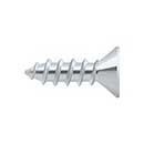 Deltana [SCWS1275U26] Steel Wood Screw - #12 x 3/4" - Flat Head - Phillips - Polished Chrome Finish