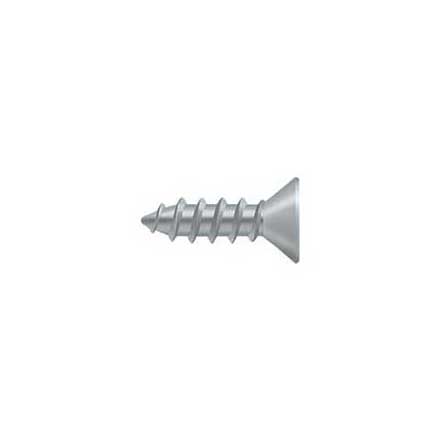 Deltana [SCWS1275U26D] Steel Wood Screw - #12 x 3/4&quot; - Flat Head - Phillips - Brushed Chrome Finish