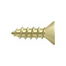 Deltana [SCWS1275U3] Steel Wood Screw - #12 x 3/4" - Flat Head - Phillips - Polished Brass Finish