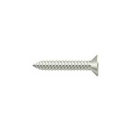 Deltana [SCWB14125U14] Solid Brass Wood Screw - #14 x 1 1/4&quot; - Flat Head - Phillips - Polished Nickel Finish