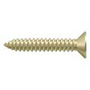 Deltana [SCWB14125U3-UNL] Solid Brass Wood Screw - #14 x 1 1/4&quot; - Flat Head - Phillips - Polished Brass (Unlacquered) Finish