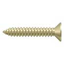 Deltana [SCWB14125U3-UNL] Solid Brass Wood Screw - #14 x 1 1/4" - Flat Head - Phillips - Polished Brass (Unlacquered) Finish