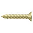 Deltana [SCWB14125U3] Solid Brass Wood Screw - #14 x 1 1/4" - Flat Head - Phillips - Polished Brass Finish