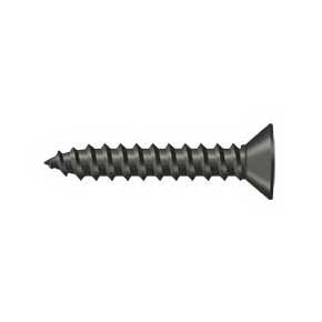 Deltana [SCWB775U10B] Solid Brass Wood Screw - #7 x 3/4" - Flat Head - Phillips - Oil Rubbed Bronze Finish