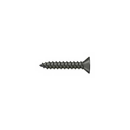 Deltana [SCWB775U10B] Solid Brass Wood Screw - #7 x 3/4&quot; - Flat Head - Phillips - Oil Rubbed Bronze Finish