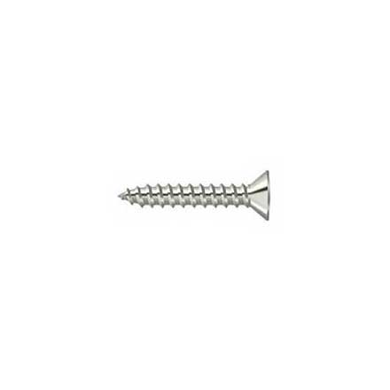 Deltana [SCWB775U14] Solid Brass Wood Screw - #7 x 3/4&quot; - Flat Head - Phillips - Polished Nickel Finish