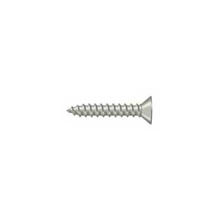 Deltana [SCWB775U15] Solid Brass Wood Screw - #7 x 3/4&quot; - Flat Head - Phillips - Brushed Nickel Finish