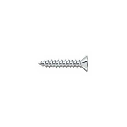 Deltana [SCWB775U26] Solid Brass Wood Screw - #7 x 3/4&quot; - Flat Head - Phillips - Polished Chrome Finish