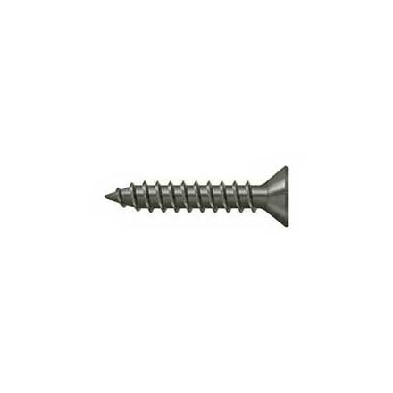 Deltana [SCWS910U15A] Steel Wood Screw - #9 x 1" - Flat Head - Phillips - Antique Nickel Finish