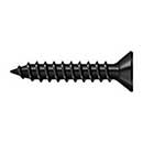 Deltana [SCWS910U1B] Steel Wood Screw - #9 x 1" - Flat Head - Phillips - Paint Black Finish