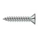 Deltana [SCWS910U26] Steel Wood Screw - #9 x 1" - Flat Head - Phillips - Polished Chrome Finish