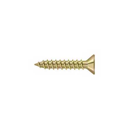 Deltana [SCWS910U2D] Steel Wood Screw - #9 x 1&quot; - Flat Head - Phillips - Zinc Dichromate Finish