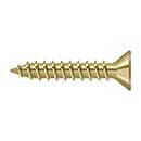 Deltana [SCWS910U2D] Steel Wood Screw - #9 x 1" - Flat Head - Phillips - Zinc Dichromate Finish