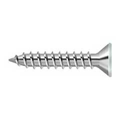 Deltana [SCWS910USPW] Steel Wood Screw - #9 x 1&quot; - Flat Head - Phillips - Prime White Finish