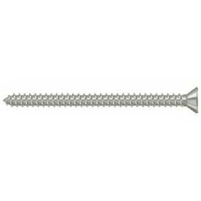 Deltana [SCWS925U15] Steel Wood Screw - #9 x 2 1/2" - Flat Head - Phillips - Brushed Nickel Finish
