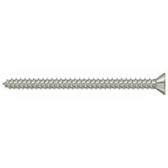 Deltana [SCWS925U15] Steel Wood Screw - #9 x 2 1/2&quot; - Flat Head - Phillips - Brushed Nickel Finish