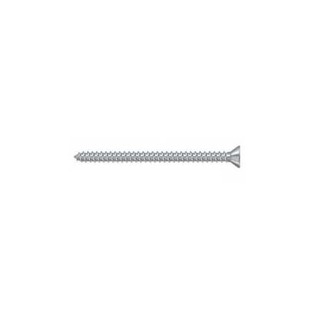 Deltana [SCWS925U26D] Steel Wood Screw - #9 x 2 1/2&quot; - Flat Head - Phillips - Brushed Chrome Finish